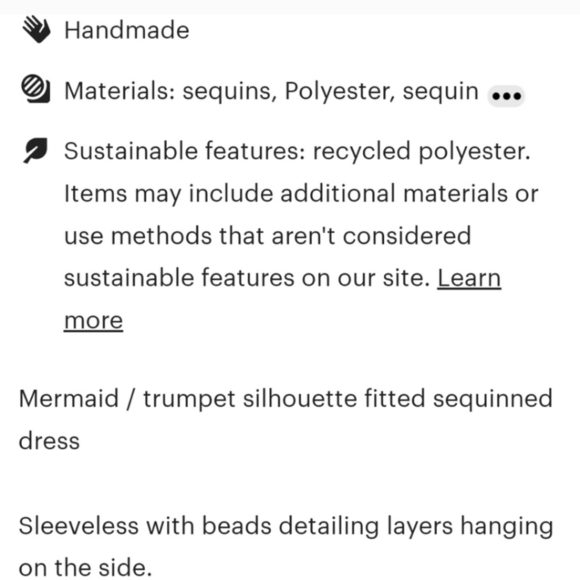 Dark Green, Rhinestone, Contrast Sequined Graphic Print Mermaid Maxi gown - Picture 15 of 16